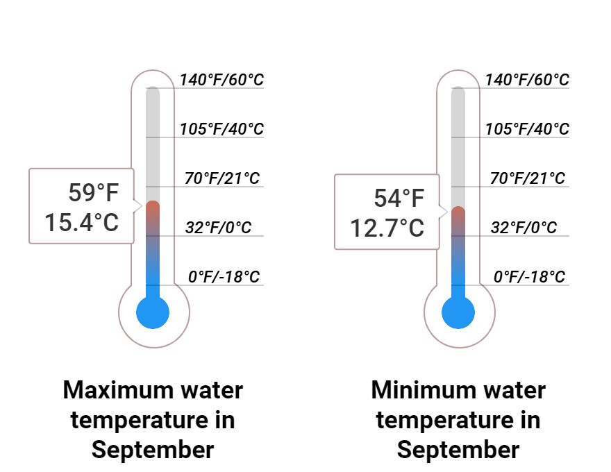 Average Sea temperature